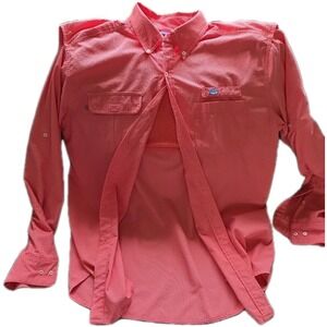 Southern Tide Sullivan‎ Vented Fishing Shirt Adult Size XL Pink  Check Button